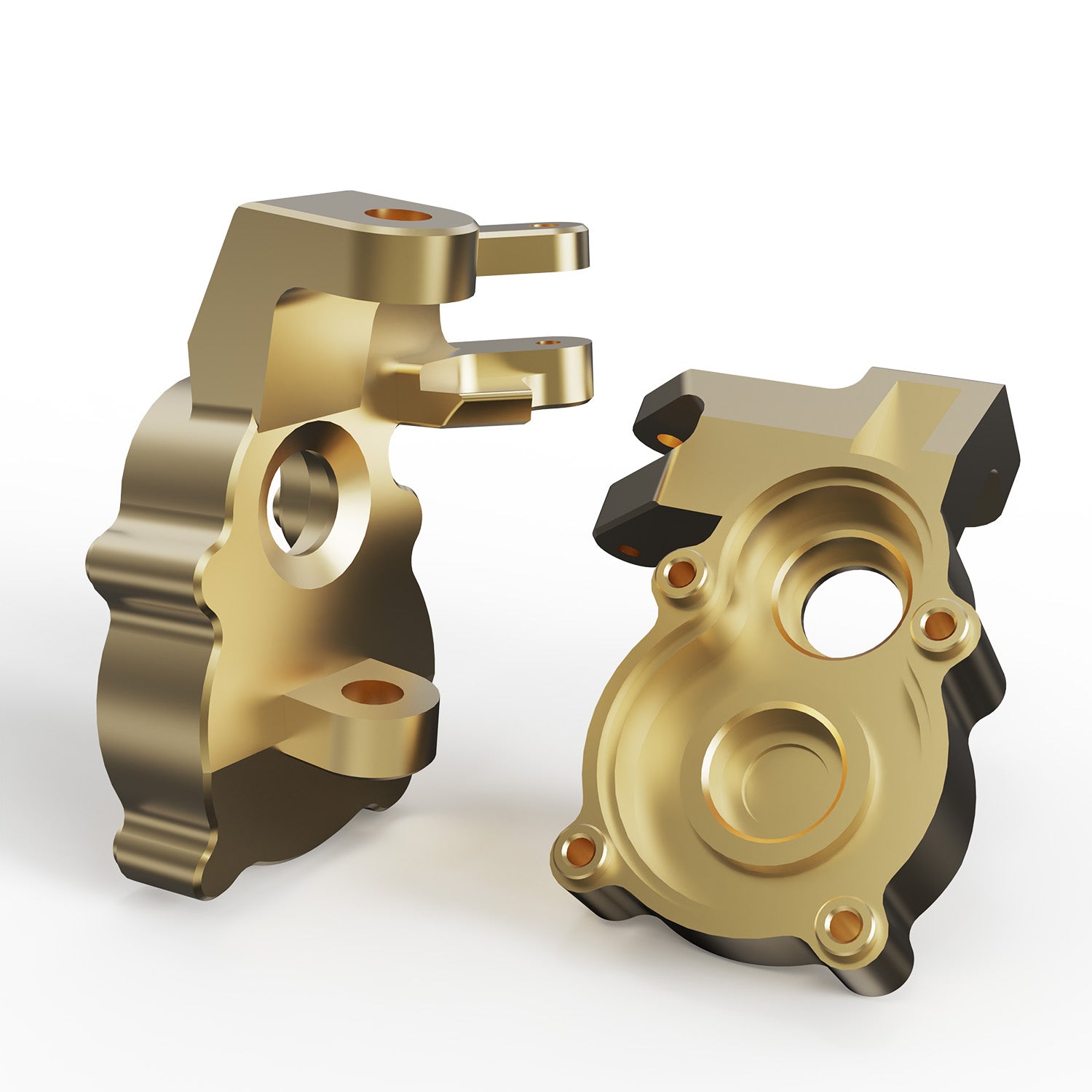 Rlaarlo RC Car Brass Front Portal drive axle mount(Front) & Portal Housing Inner for 1/7 RC Crawler