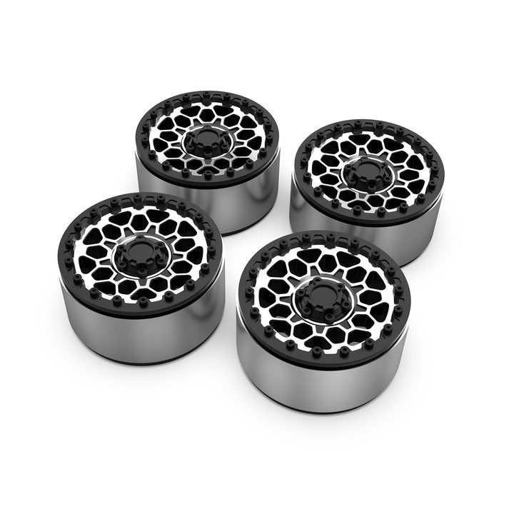 Rlaarlo RC Car Aluminum Wheel Hub(4pcs) for 1/7 RC Crawler Silvery
