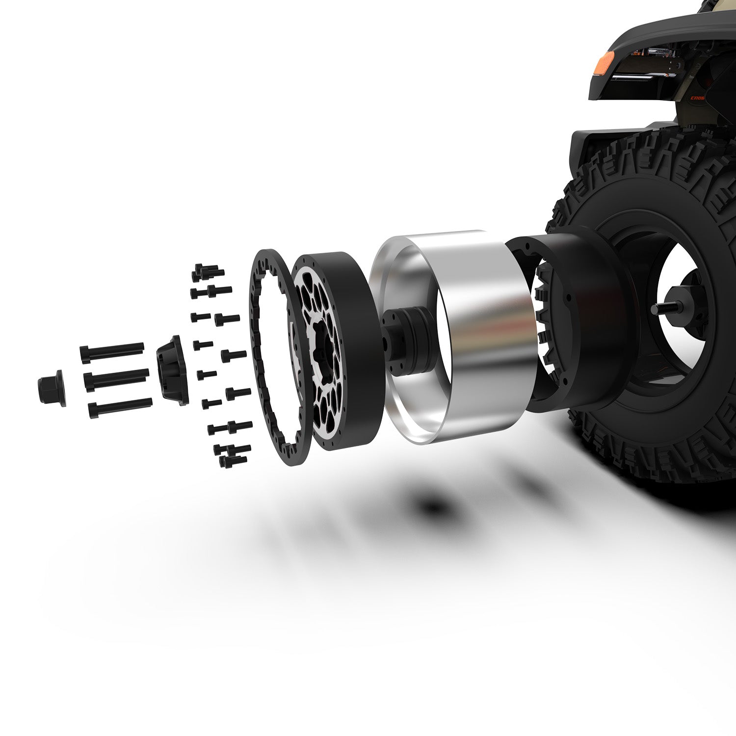 Rlaarlo RC Car Aluminum Wheel Hub(4pcs) for 1/7 RC Crawler