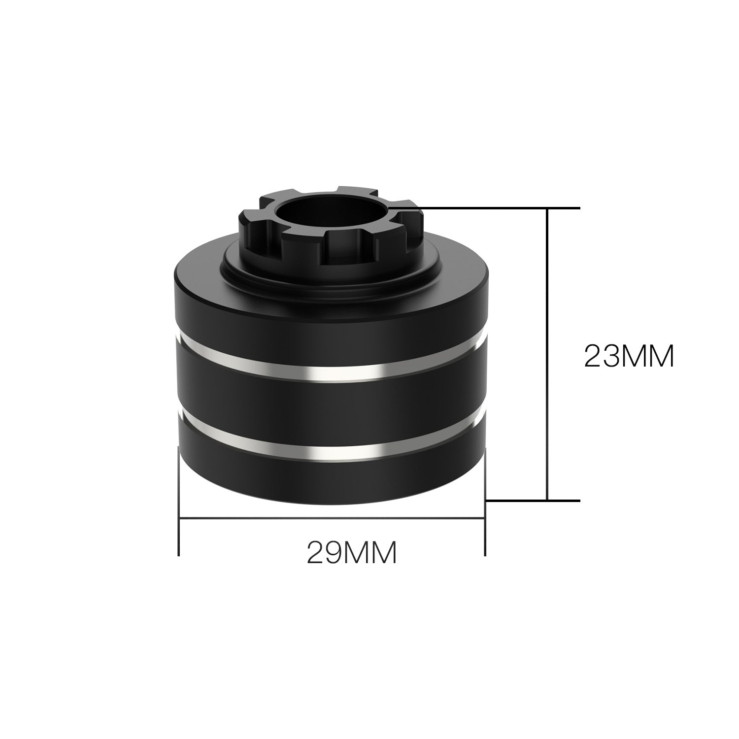 Rlaarlo RC Car Aluminum Differential Diff Case for 1/7 RC Crawler