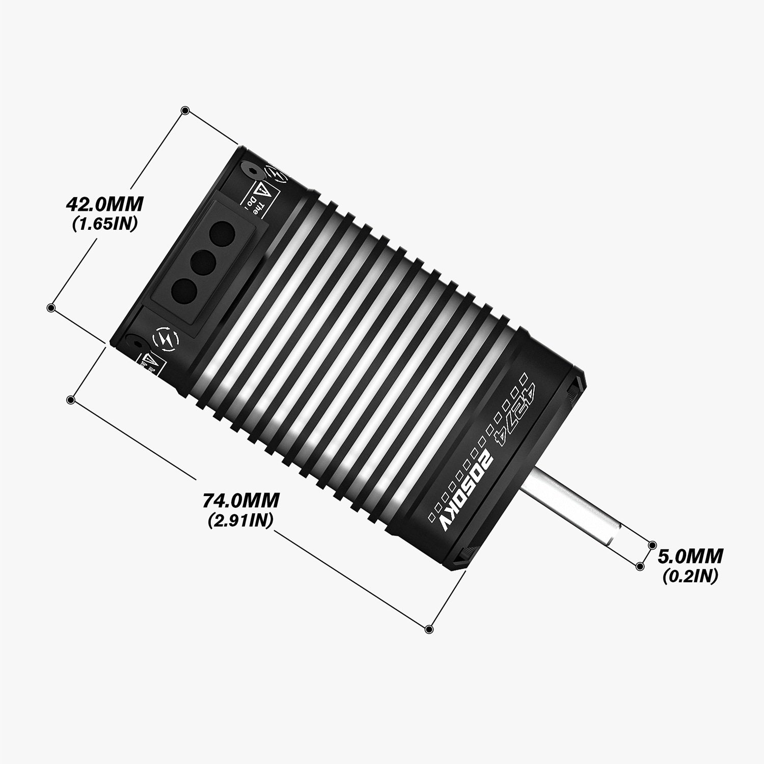 Rlaarlo RC Car 4278-2050KV Sensored Brushless Motor for For RC Cars
