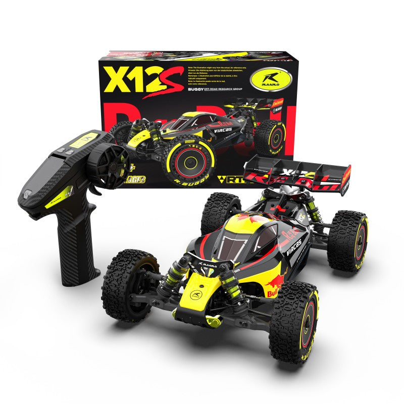 Rlaarlo RC Car 1/12 Metal Brushless 4WD RTR Buggy,X12S Red