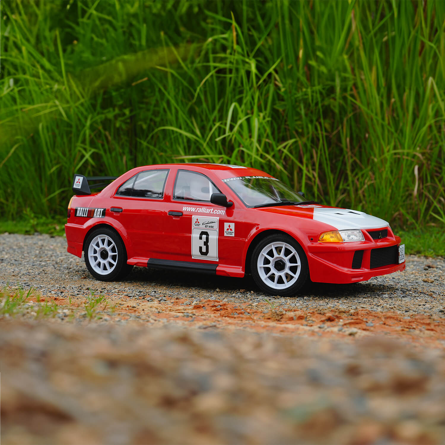 Mitsubishi EVO 6.5 TME Licensed 1/7 Brushless RTR RC Rally Car | SLEVO-07