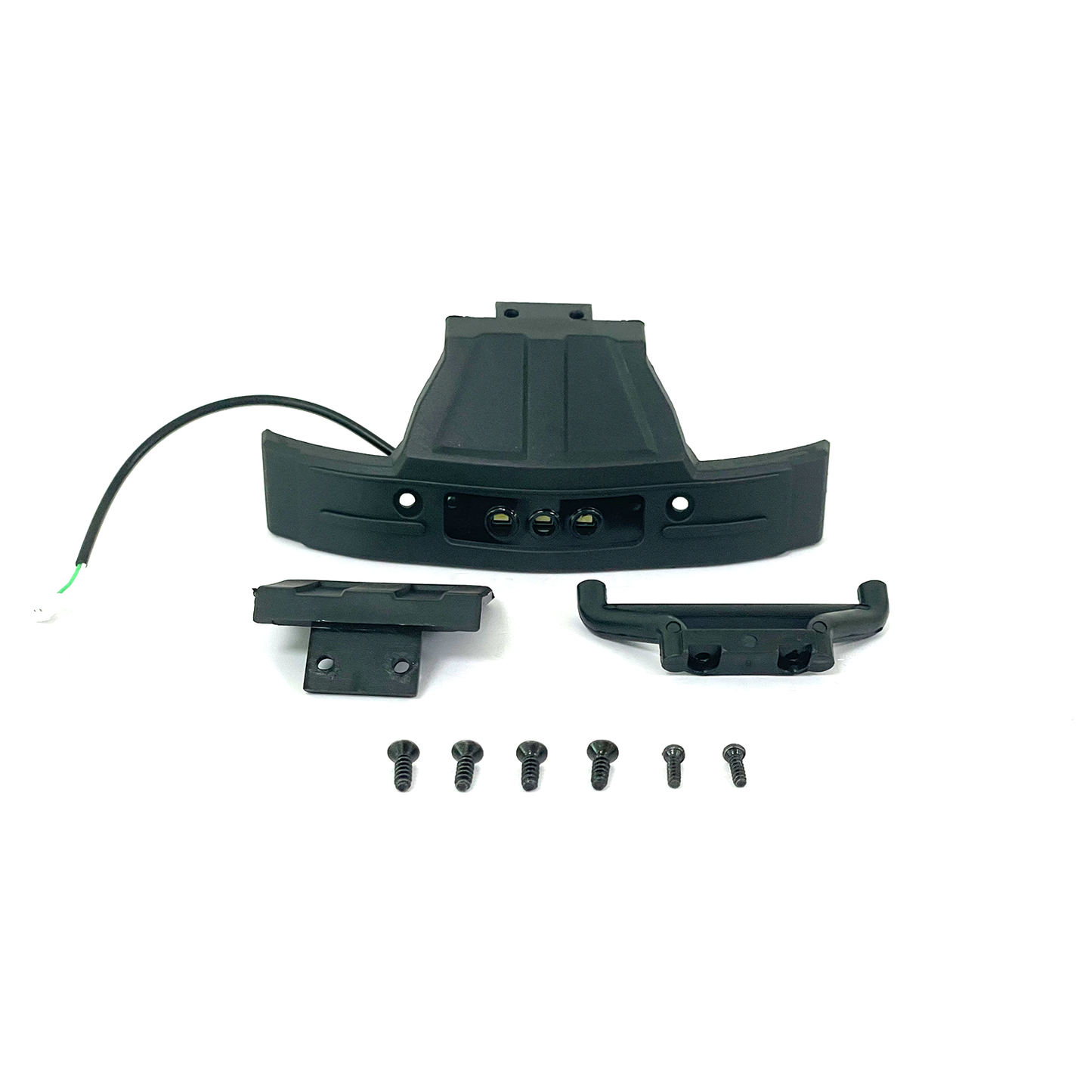 Rlaarlo #XDKJ-005 Parts, Front and Rear Bumper with LED Light Block Accessory Spare Parts