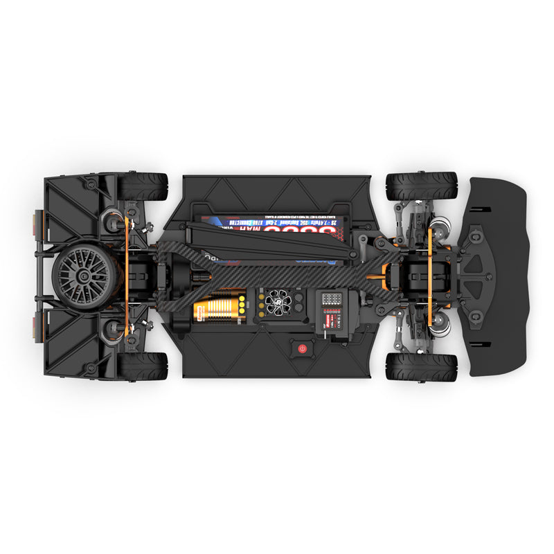Rlaarlo RC Car Rlaarlo 1/10 Metal Version Brushless RTR On-Road Cars, Supercar,AK-917