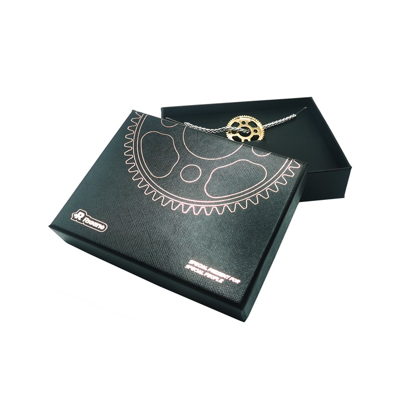 52T Gold-Plated Gear Necklace for 1/10 Scale On-Road Cars