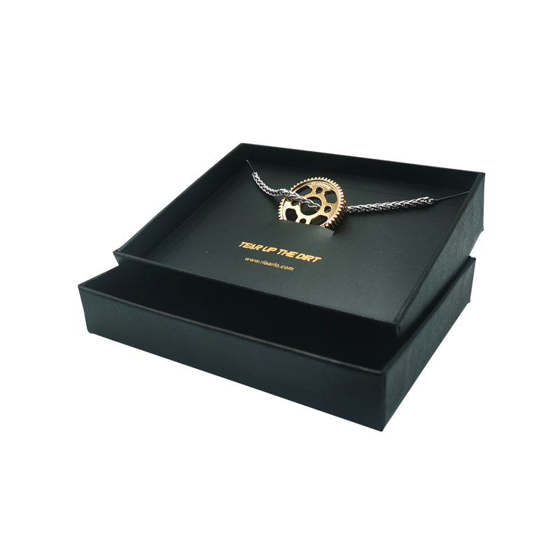 52T Gold-Plated Gear Necklace for 1/10 Scale On-Road Cars