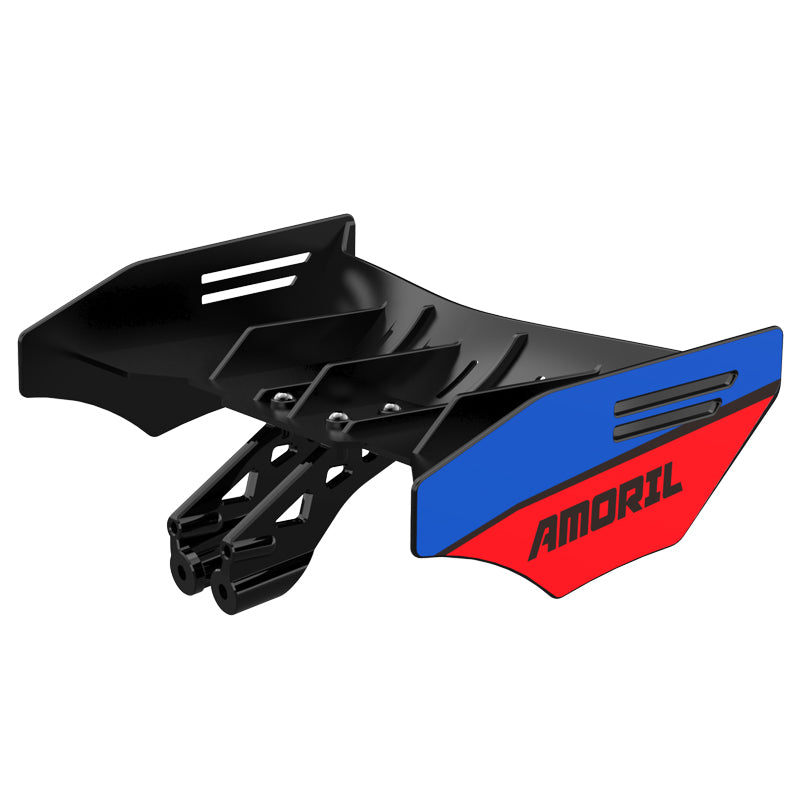 Rlaarlo RC Car Rear Spoiler Tail Wing Kit For AM-X12 Red