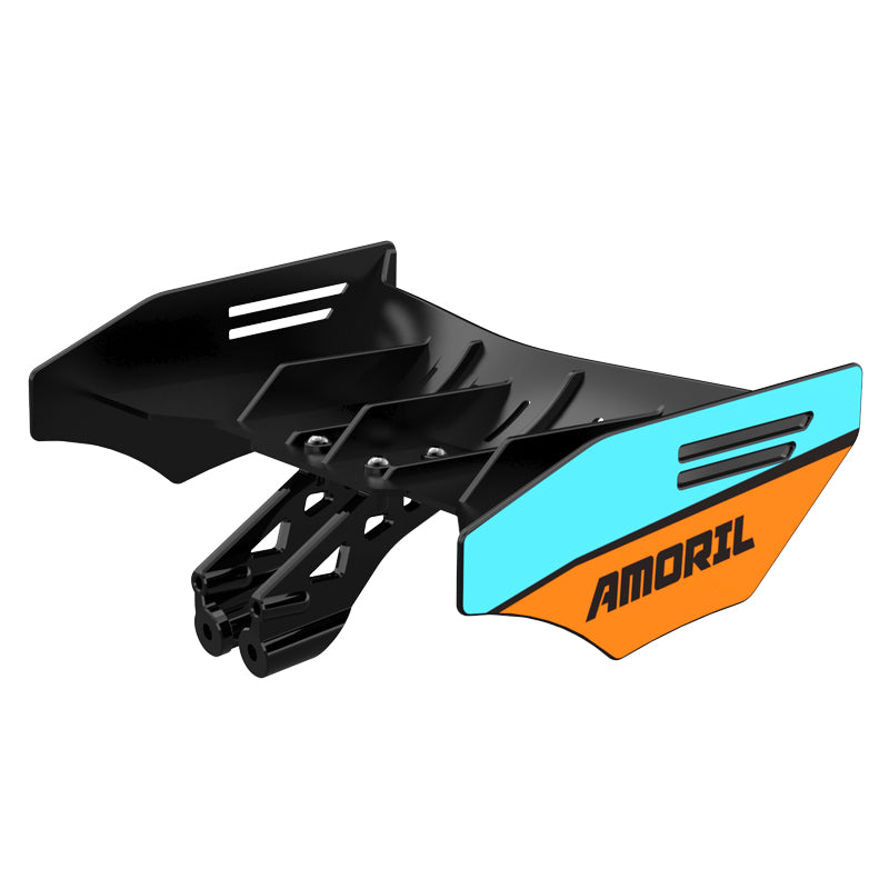 Rlaarlo RC Car Rear Spoiler Tail Wing Kit For AM-X12 Orange