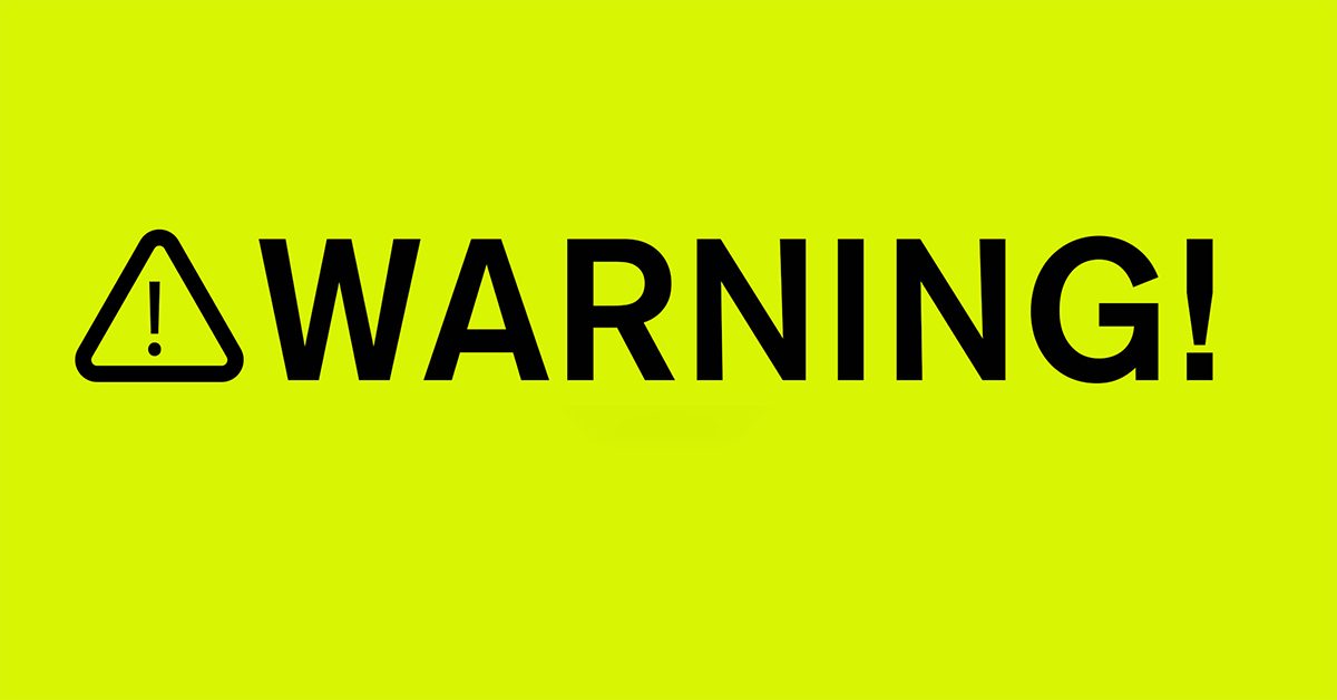 Warning! We've noticed some scammers pretending to be us