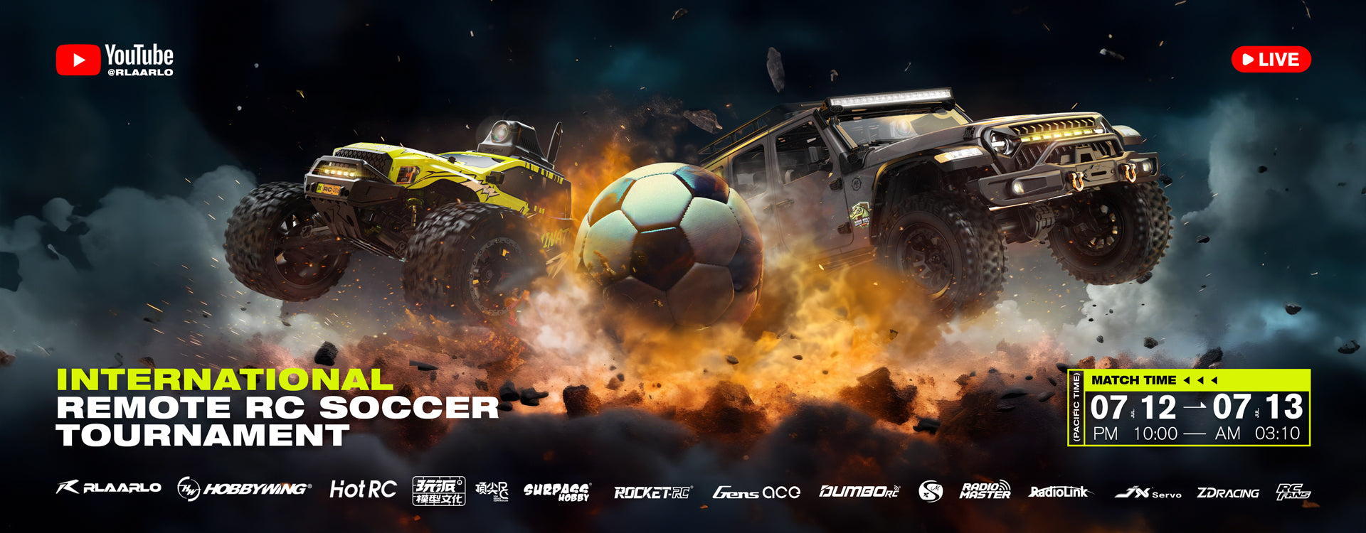 Rlaarlo RC Soccer Tournament Live Event Introduction