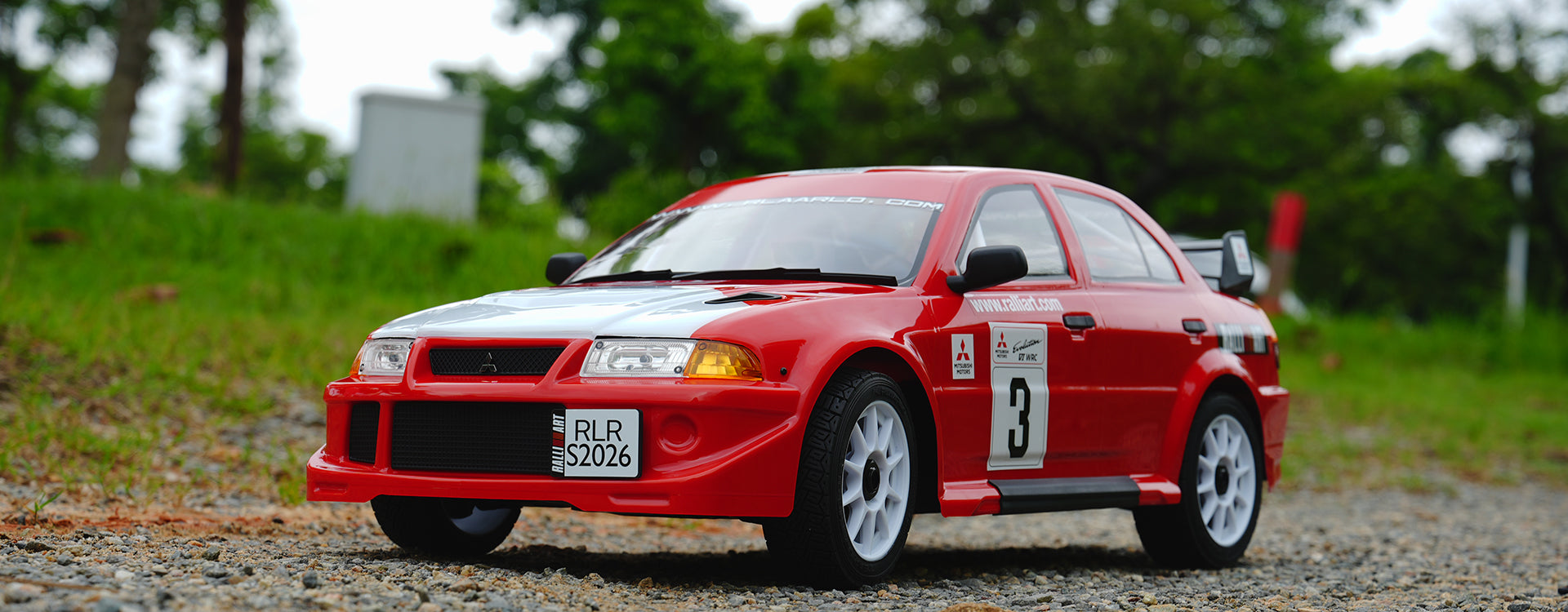 RLAARLO Unveils the Officially Licensed 1:7 Mitsubishi Lancer Evolution VI TME Rally Car
