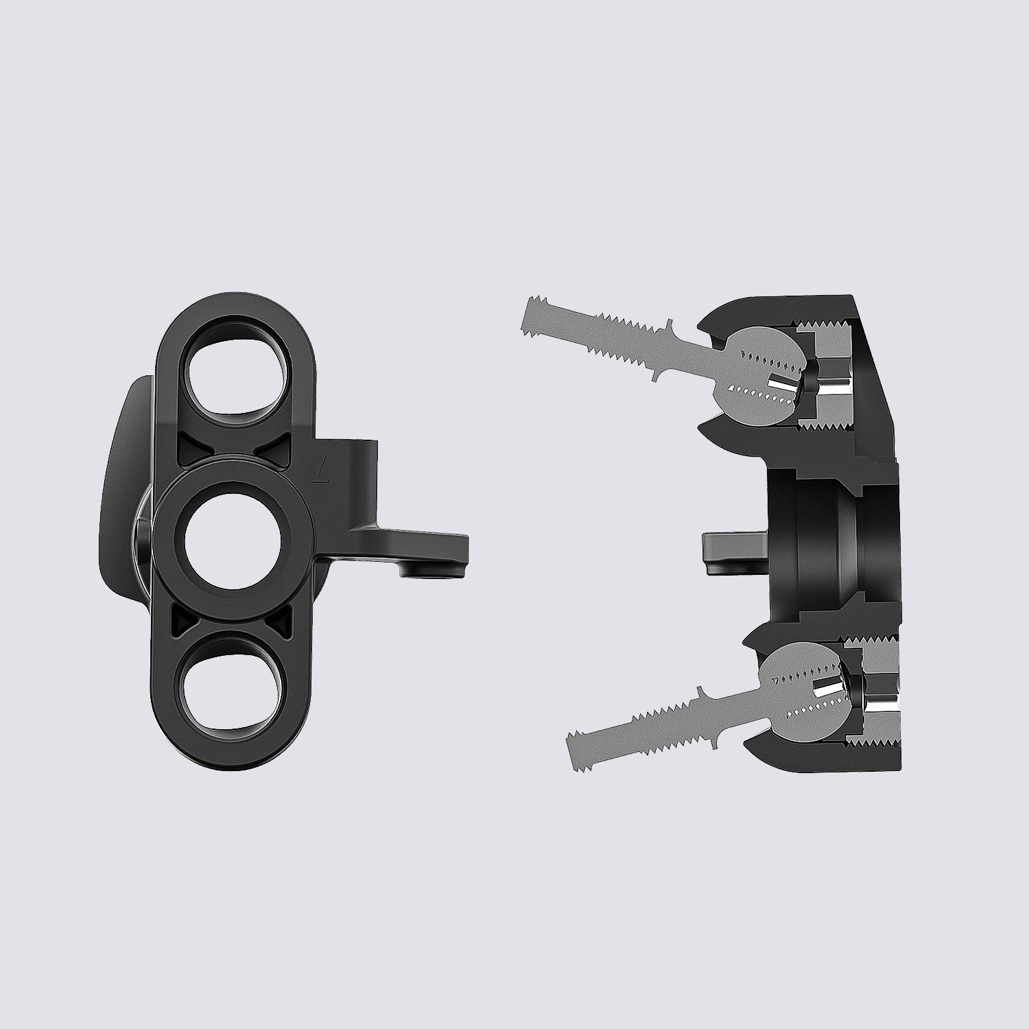 Diamond-Shaped Steering Knuckle Hubs