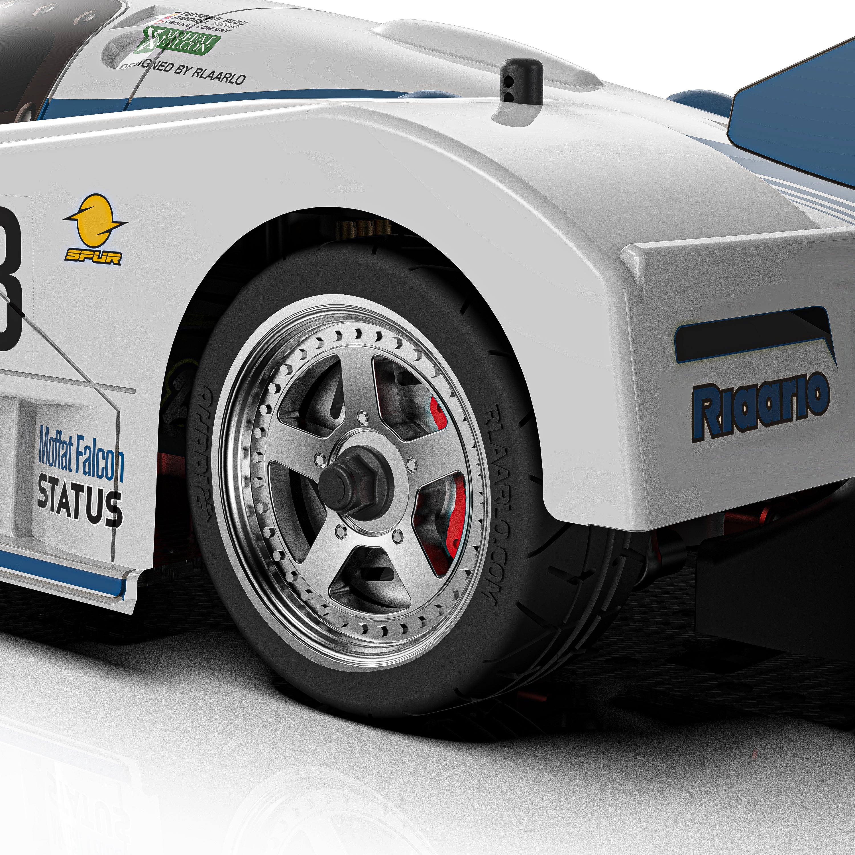 Rlaarlo RC Car Rlaarlo 1/10 Carbon Fiber Brushless RTR On-Road Cars, Supercar,AK-787
