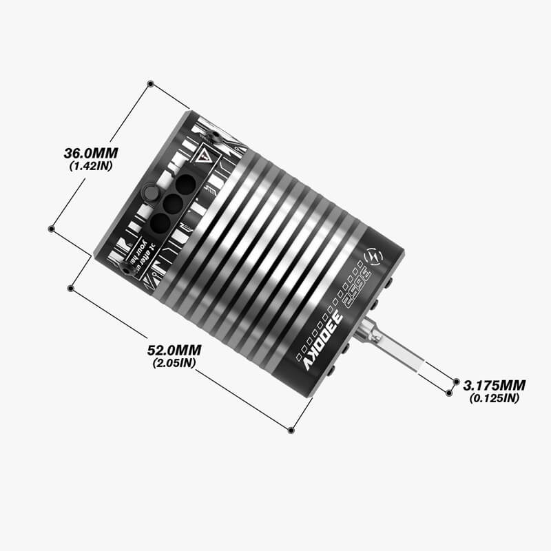 Sensored Brushless Motor For RC CAR