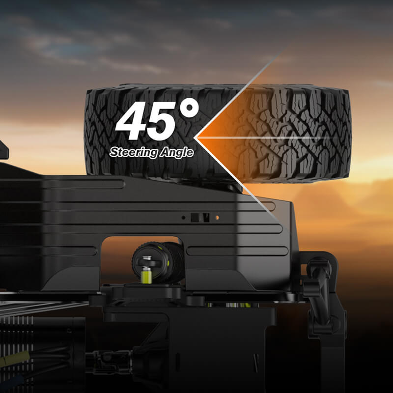 45° Steering Angle JK07PRO