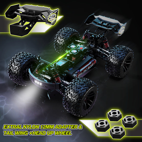 RIAARIO 1/14 RTR Brushless Independent ESC RC Monster Trucks RLR-14025E(A)