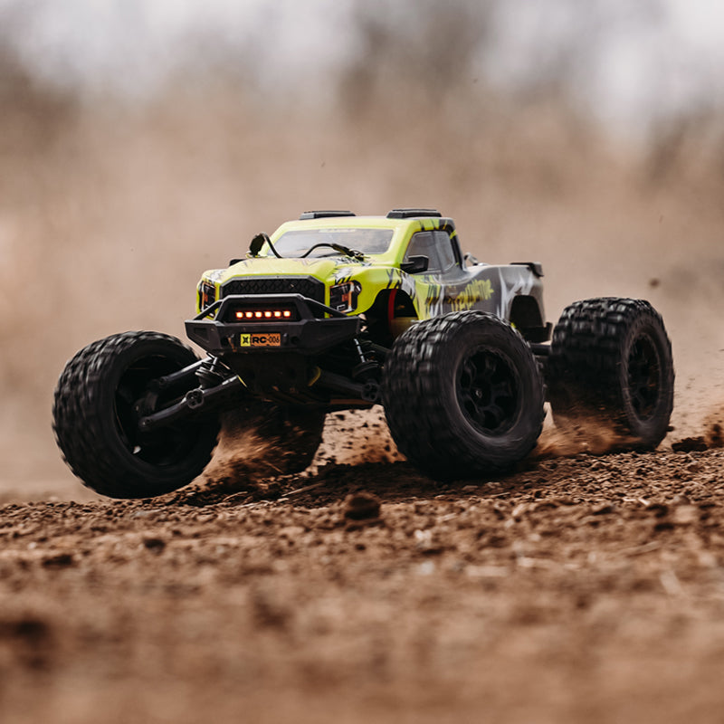 Rlaarlo RC Car Rlaarlo Omni-Terminator Metal MINI 1:10 Scale RTR Brushless Monster Truck, RZ001G-A