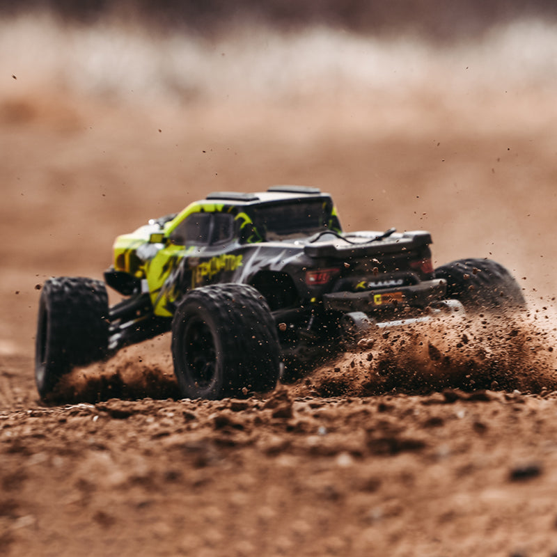 Rlaarlo RC Car Rlaarlo Omni-Terminator Metal MINI 1:10 Scale RTR Brushless Monster Truck, RZ001G-A