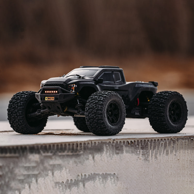 Rlaarlo RC Car Rlaarlo Omni-Terminator Carbon Fiber MINI 1:10 Scale RTR Brushless Monster Truck, RZ001B-C