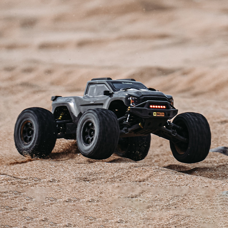 Rlaarlo RC Car Rlaarlo Omni-Terminator Carbon Fiber MINI 1:10 Scale RTR Brushless Monster Truck, RZ001B-C