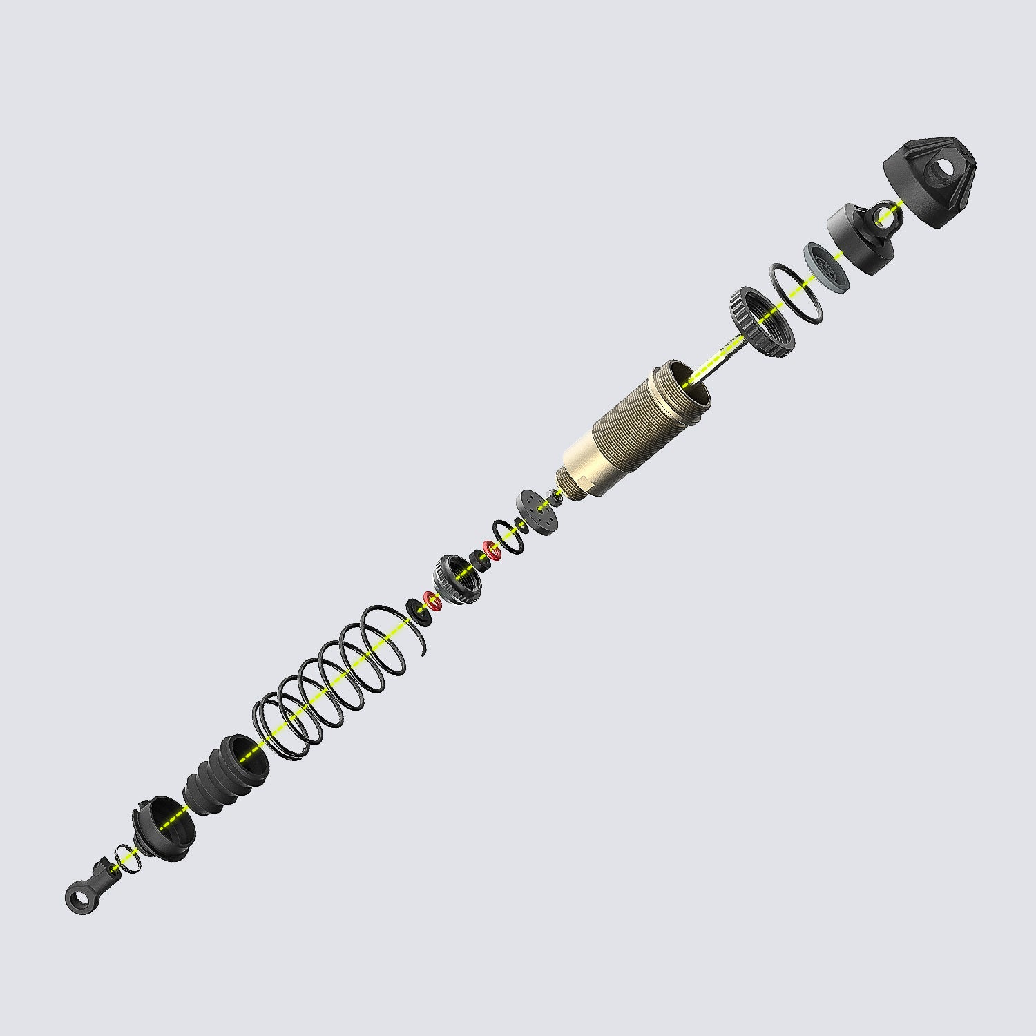 Fully Enclosed CNC Oil-Filled Shocks