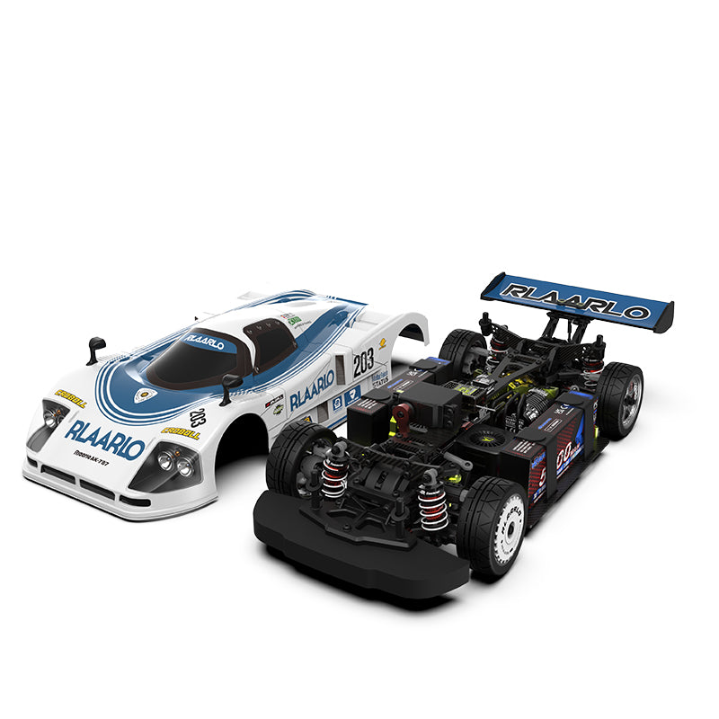 Rlaarlo RC Car Rlaarlo 1/10 On-Road Cars AK-787 Dual Motor RTR Standard Version