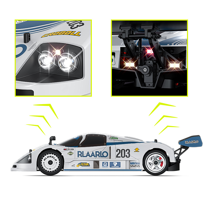 Rlaarlo RC Car Rlaarlo 1/10 Carbon Fiber Brushless RTR On-Road Cars, Supercar,AK-787