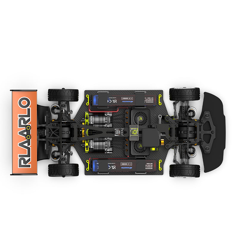Rlaarlo RC Car Rlaarlo 1/10 On-Road Cars AK-787 Dual Motor RTR Standard Version
