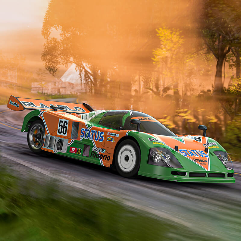 Rlaarlo RC Car Rlaarlo 1/10 Carbon Fiber Brushless RTR On-Road Cars, Supercar,AK-787