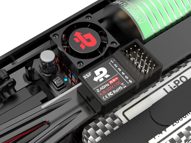 【ジャンク新品】RLAARLO AM-X12 4WD ブラシレスモーター ⑦ 青 Rlaarlo 1/12 Brushless Buggy, AM-X12