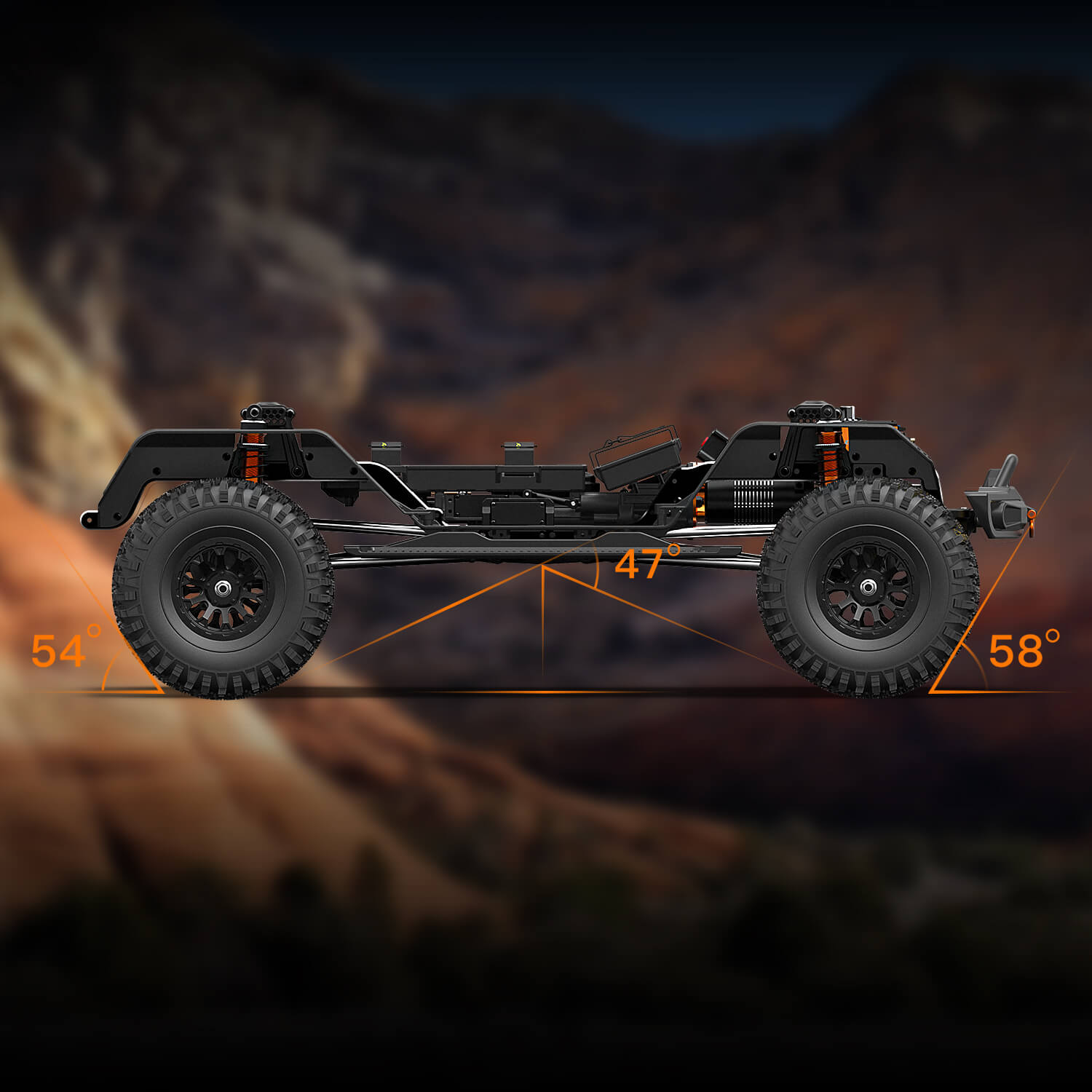 Approach and Exit Angle Of The Vehicle-MK07V2