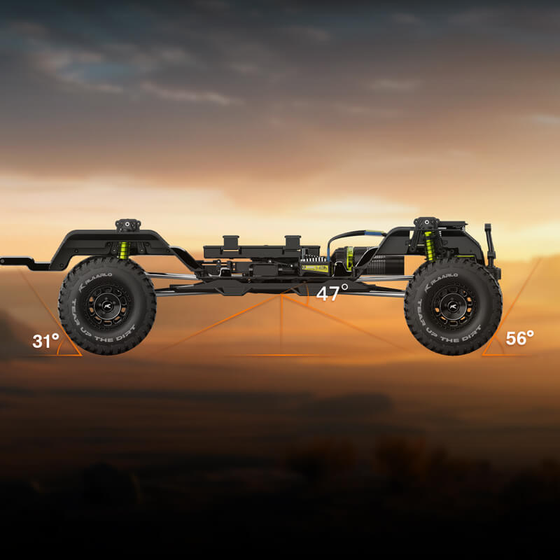 Approach and Exit Angle Of The Vehicle JK07PRO