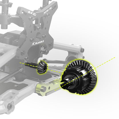 Rlaarlo Omni-Terminator Carbon Fiber MINI 1:10 Scale RTR Brushless Monster Truck, RZ001B-C