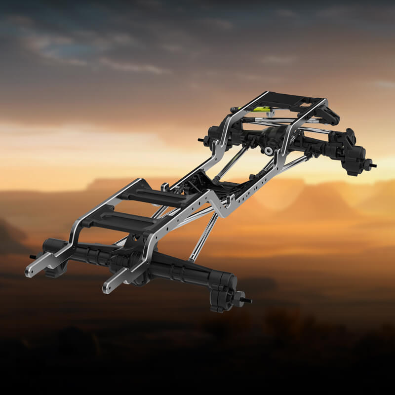 CNC 6mm Aluminum Alloy Chassis Rails JK07PRO