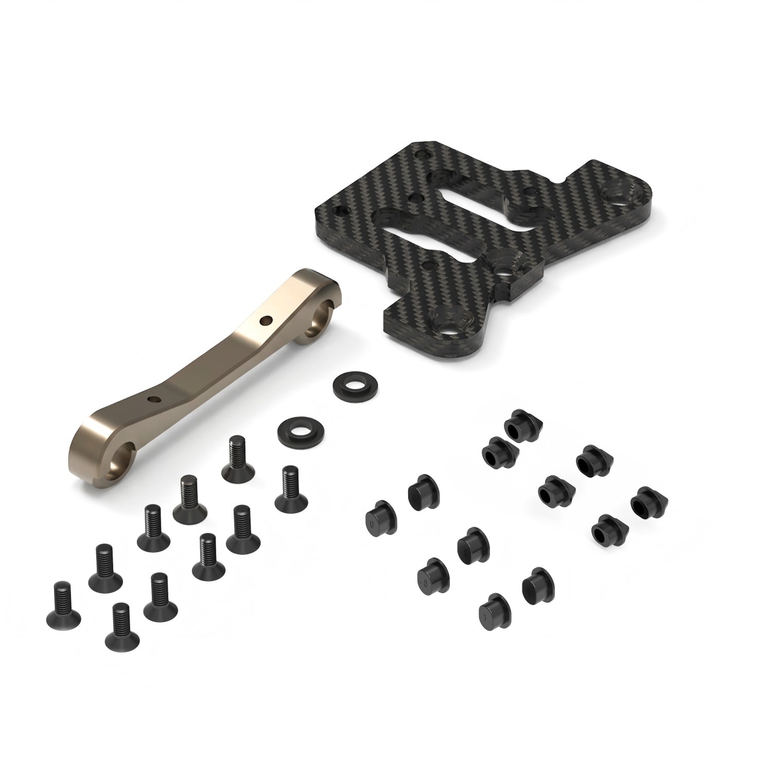 Carbon Front Triangle Frame Brace Set for DSK Buggy