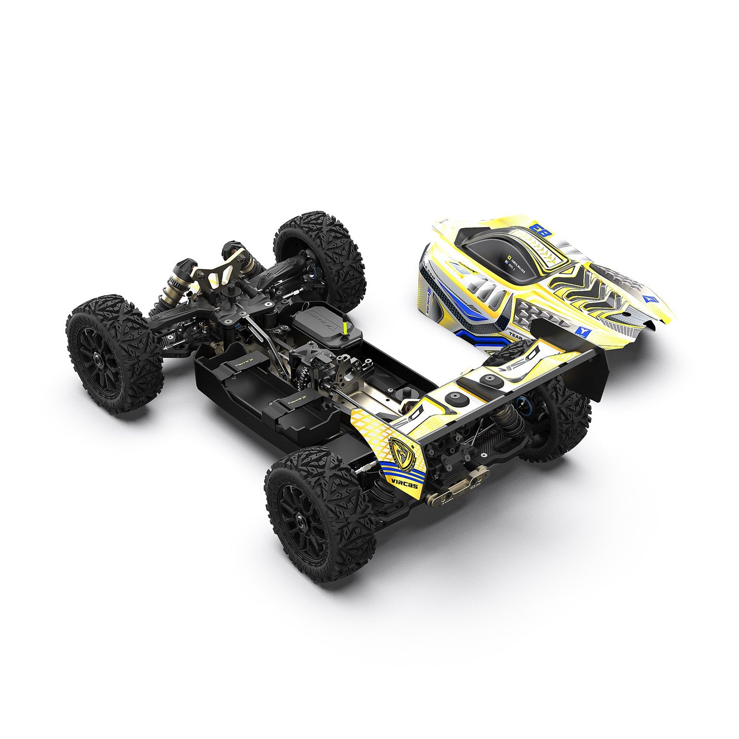 Rlaarlo 1/8 4WD Buggy Dragon Scale Knight | DSK Roller(Without Electric Parts)