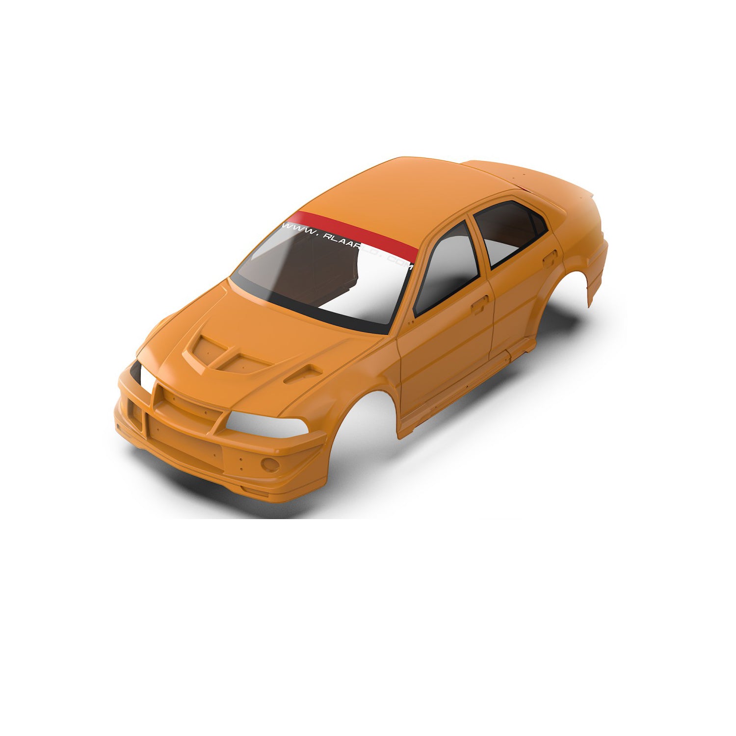 1.5MM PC Rally Painted Body(Includes a Sticker Set) For SLEVO