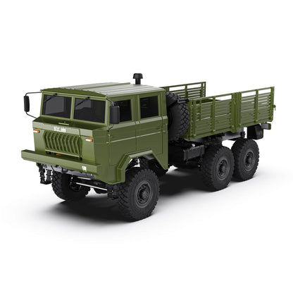 Rlaarlo 1/10 Scale RTR 6X6 RC Military Trucks HongYan HY6 | Army Green