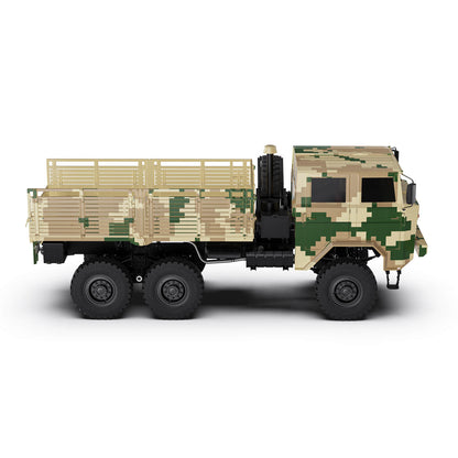 Rlaarlo 1/10 Scale RTR 6X6 RC Military Trucks HongYan HY6 | Desert Digital Camouflage