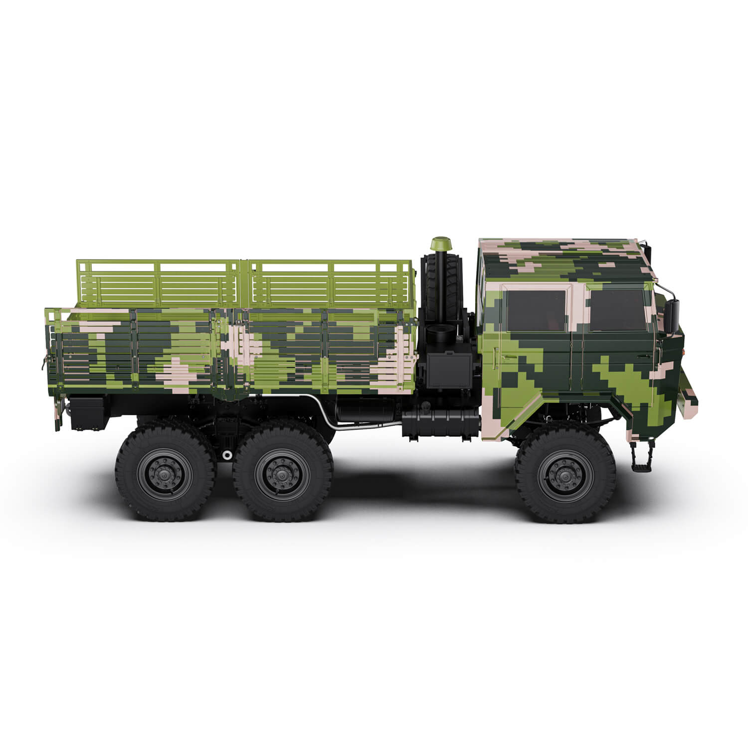 Rlaarlo RC Car Rlaarlo 1/10 Scale RTR 6X6 Brushless RC Military Trucks HongYan HY6