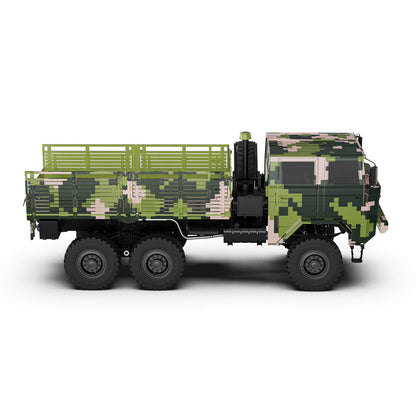 Rlaarlo 1/10 Scale RTR 6X6 RC Military Trucks HongYan HY6 | Jungle Digital Camouflage