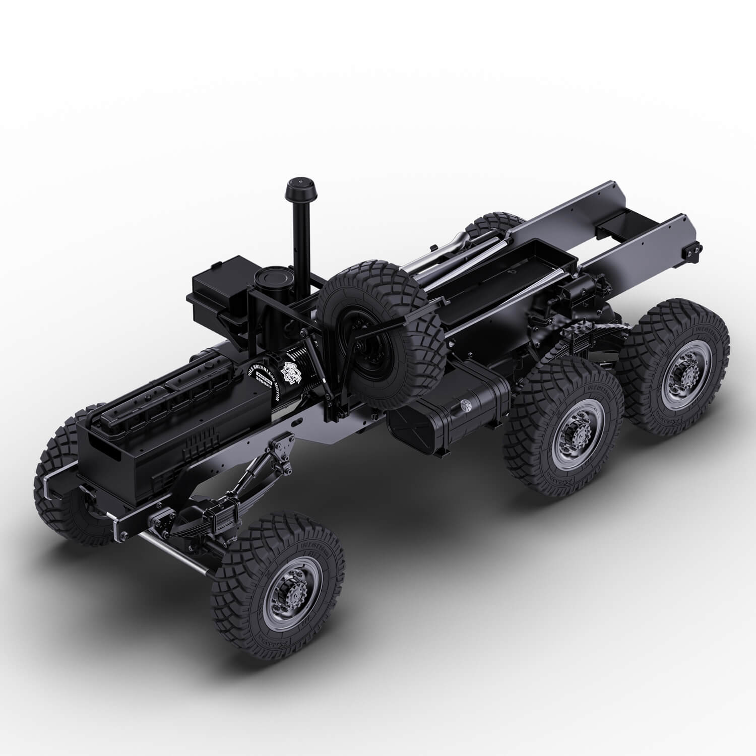 Rlaarlo RC Car Rlaarlo 1/10 Scale RTR 6X6 RC Military Trucks HongYan HY6 | Army Green