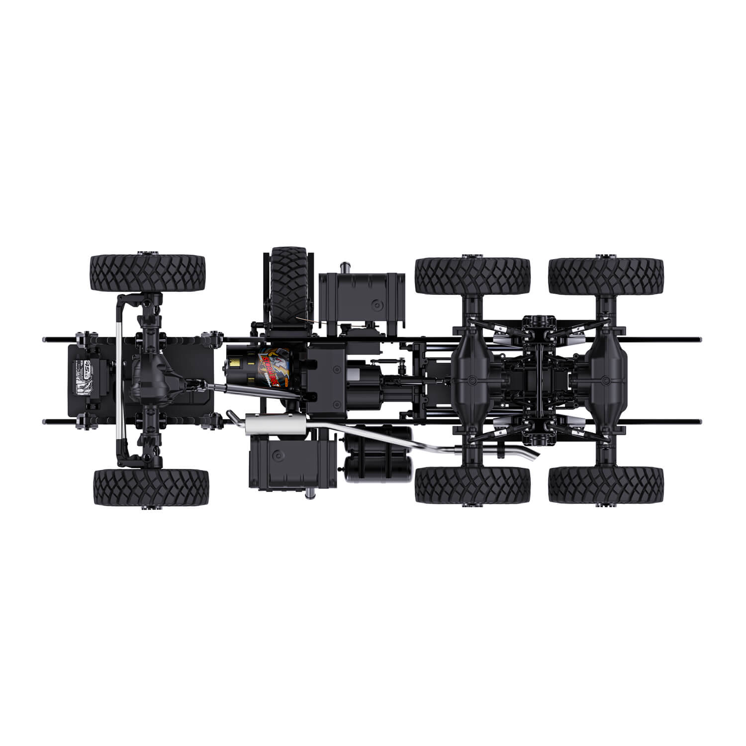 Rlaarlo 1/10 Scale RTR 6X6 RC Military Trucks HongYan HY6 | Jungle Digital Camouflage