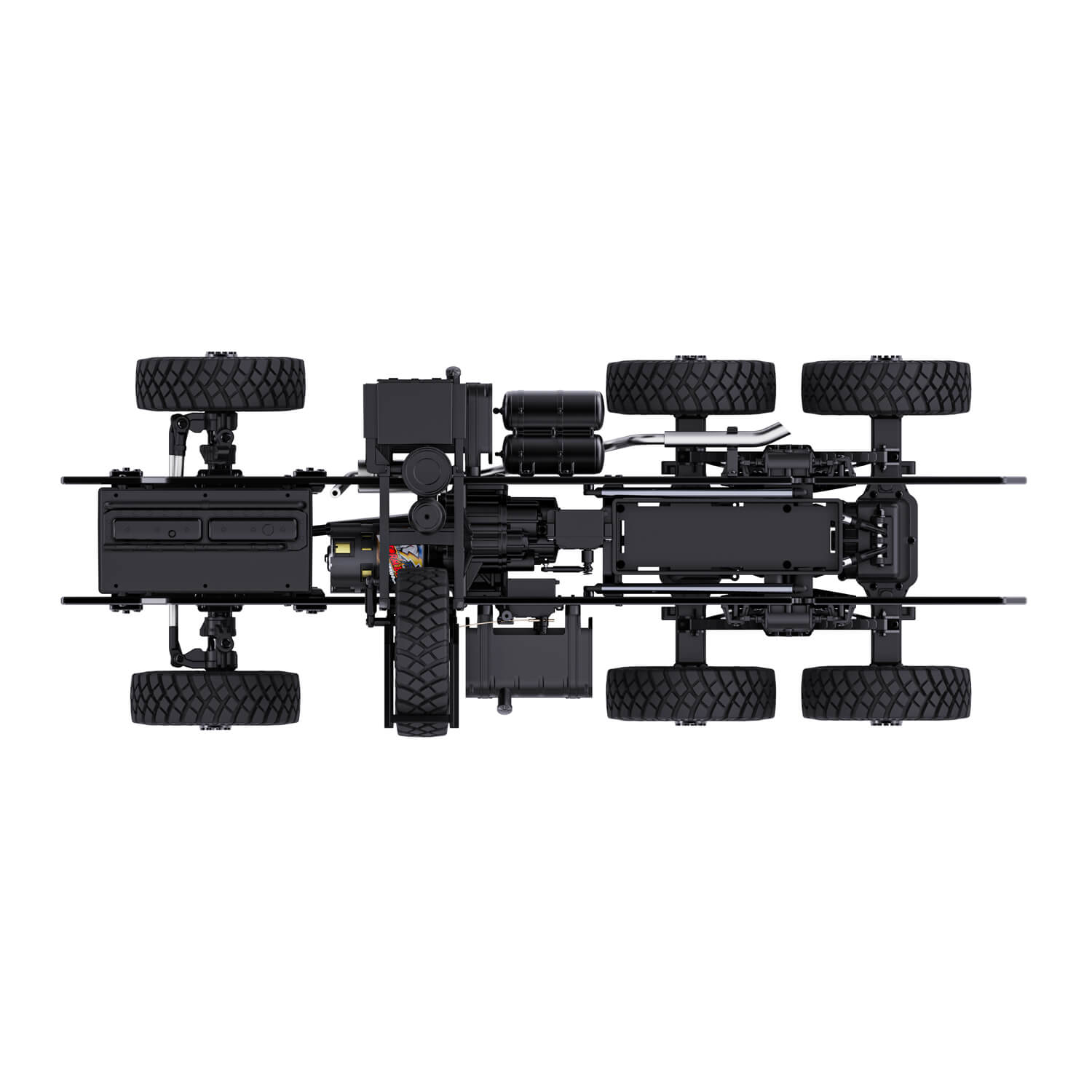 Rlaarlo 1/10 Scale RTR 6X6 RC Military Trucks HongYan HY6 | Jungle Digital Camouflage