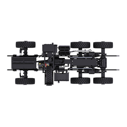 Rlaarlo 1/10 Scale RTR 6X6 RC Military Trucks HongYan HY6 | Jungle Digital Camouflage