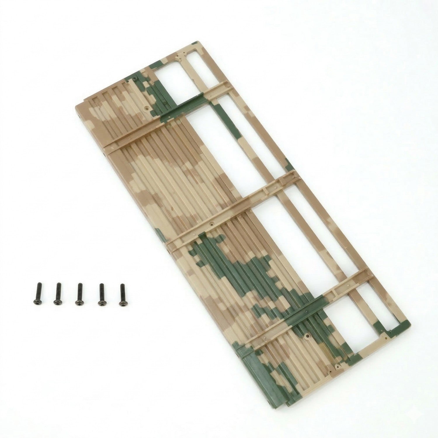 Rlaarlo RC Car Cargo Box Side Panel For HongYan HY6 Front Desert Digital Camouflage