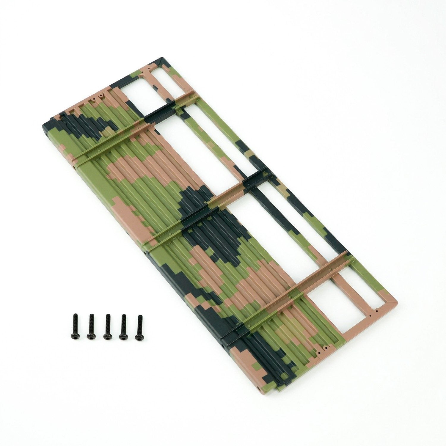 Rlaarlo RC Car Cargo Box Side Panel For HongYan HY6 Front Jungle Digital Camouflage