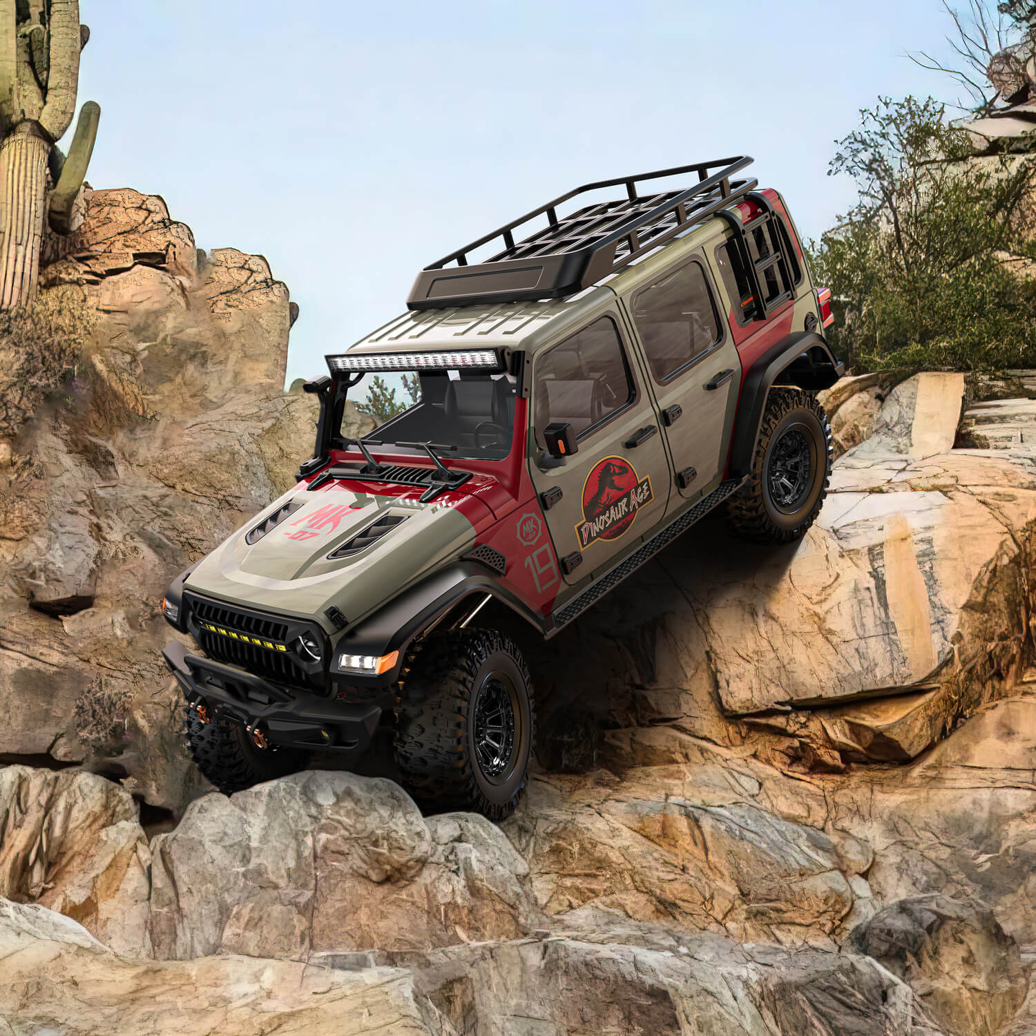 1/7 Scale 4WD Brushless RTR RC Crawler MK-07 Hand-Painted