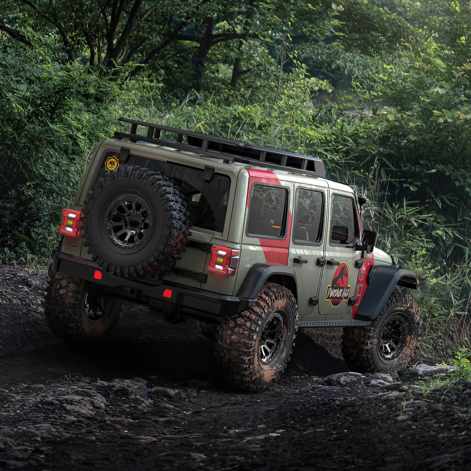 1/7 Scale 4WD Brushless RTR RC Crawler MK-07 Hand-Painted